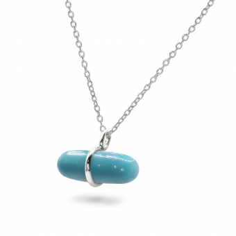 Aurum Turquoise Pillgem Necklace
