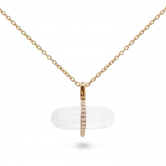 Diamanta Moonstone Pillgem Necklace