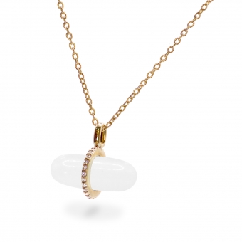 Diamanta Moonstone Pillgem Necklace