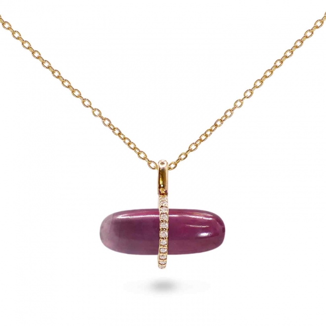 Diamanta Ruby Pillgem Necklace