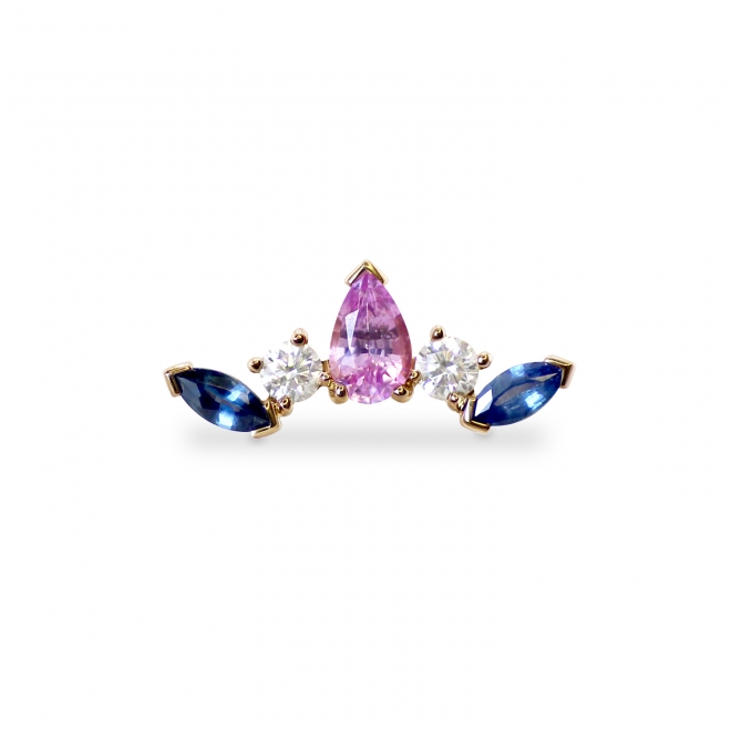 Fleur Crest Helix Piercing Fleur Crest Helix Piercing
