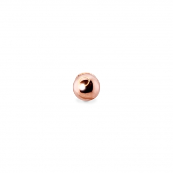 3mm Solid Gold Ball Flat Back Helix