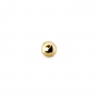 3mm Solid Gold Ball Flat Back Helix