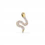 Little Snake with Diamonds Flat-Back Helix Little Snake with Diamonds Flat-Back Helix