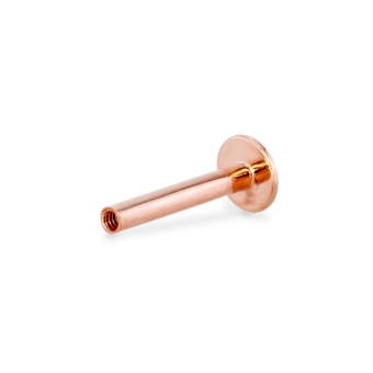Gold Internal Threading Flat-Back Helix Part - Disk