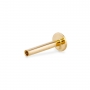 Gold Internal Threading Flat-Back Helix Part - Disk