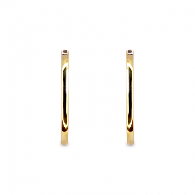 Huggie Earrings Oval Shape