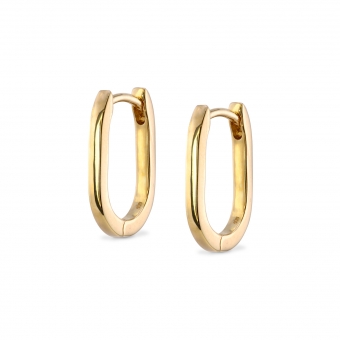 Small Huggie Earring U Shape