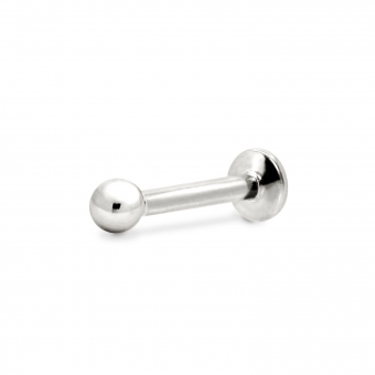 4mm Solid Gold Ball Push In Piercing