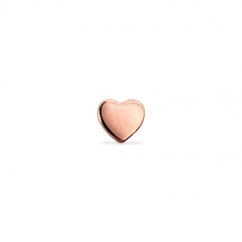 Golden Heart Push In Piercing