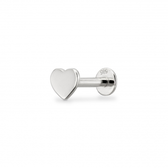 Golden Heart Push In Piercing