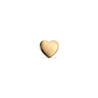 Golden Heart Push In Piercing