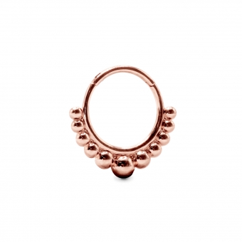 Solid gold Hinge 12mm Septum