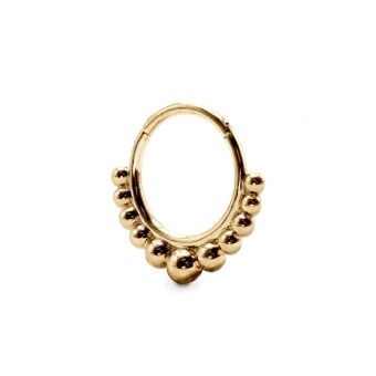 Solid gold Hinge 12mm Septum