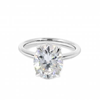 Golden Eternity Oval Ring