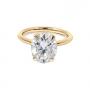 Golden Eternity Oval Ring