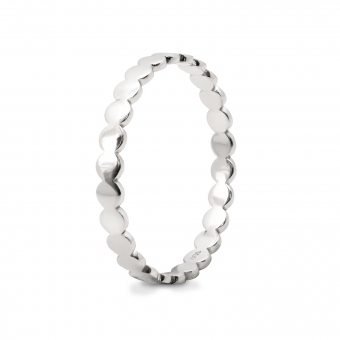 Round Pattern Simple Gold Ring