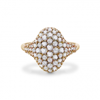 Multi-Diamonds Gold Ring