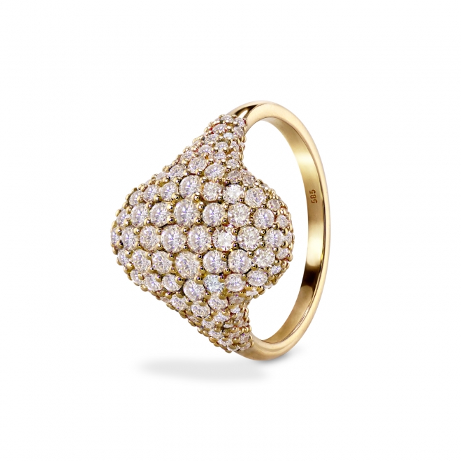 Multi-Diamonds Gold Ring Multi-Diamonds Gold Ring