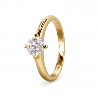 6mm Solitaire Engagement Ring