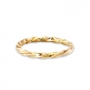 Gold Twisted Ring - 2mm Thickness