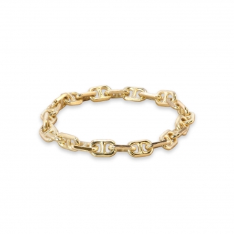2.25mm Gold Cable Chain Ring