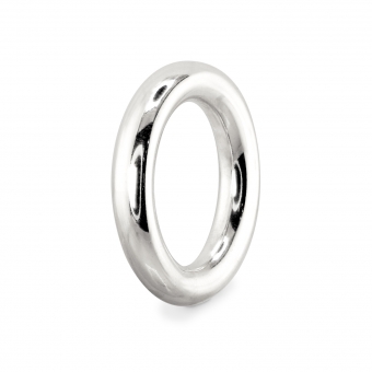 5mm Hollow Plain Gold Ring