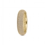 Multi row bombay pavé diamond eternity band
