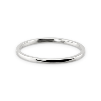 1.3mm Classic Plain Gold Ring