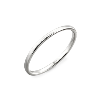 1.3mm Classic Plain Gold Ring