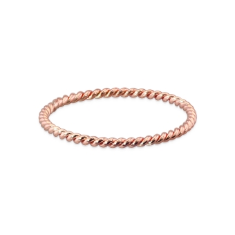 1.2mm Wire Braid Plain Ring