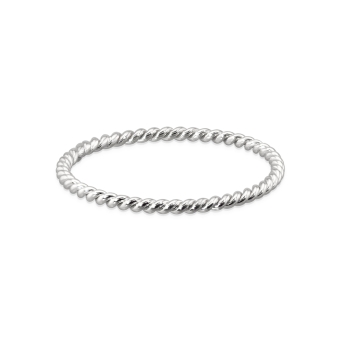 1.2mm Wire Braid Plain Ring