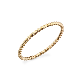 1.2mm Wire Braid Plain Ring
