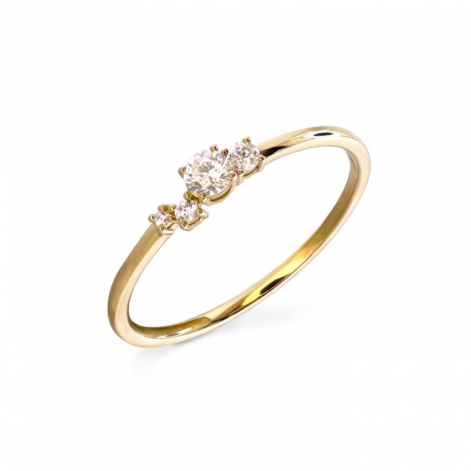 Lumina Cluster Engagement Ring