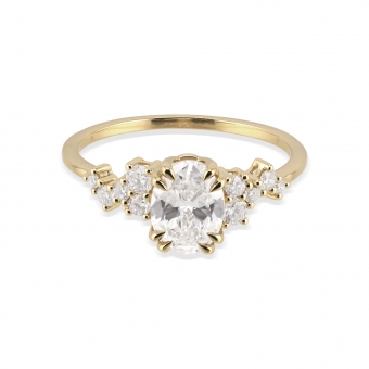 Golden Radiance Diamond Ring