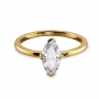 Marquise engagement ring