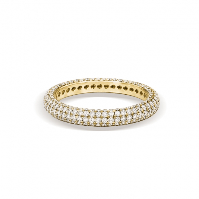 Nerow bombay pavé diamond eternity ring