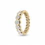Golden Oval Eternity Ring