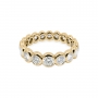 Golden Oval Eternity Ring