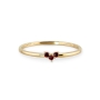 Ruby Heart Set Ring