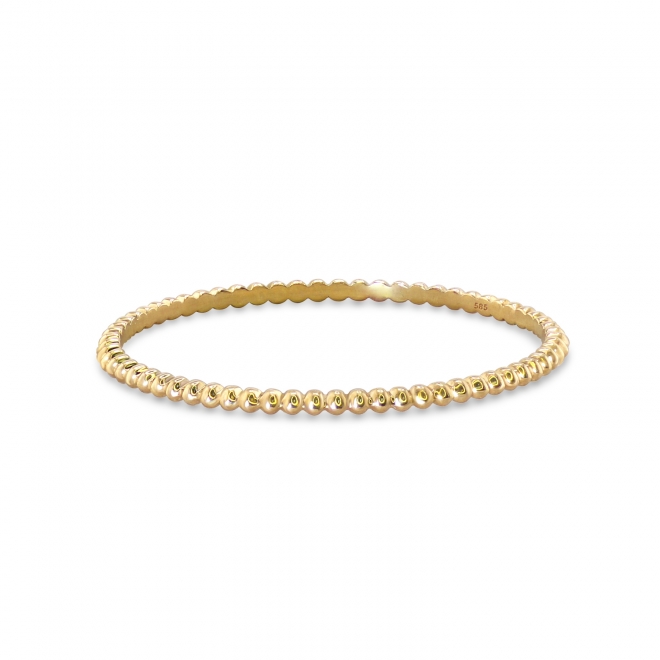 Small Bead Gold Ring