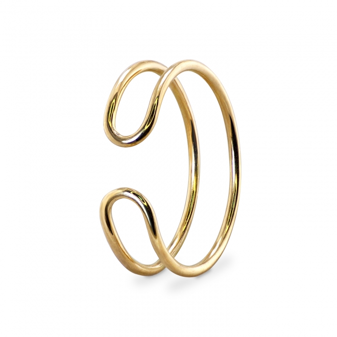 Outline Open Gold Ring