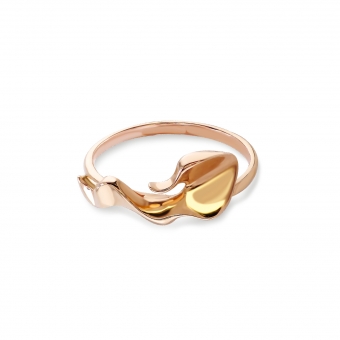 Flame Gold Ring