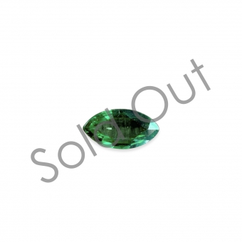 Loose Tsavorite Eye Clean Marquise Cut 0.577ct Gemstone
