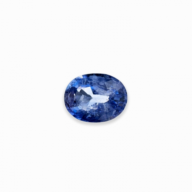 Loose Cornflower Blue Sapphire 0.92ct Oval Shape Gemstone