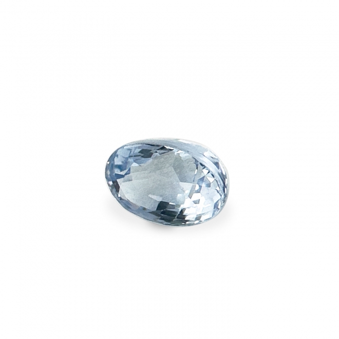 Loose Light Violet-Blue Sapphire 0.77ct Oval Shape Gemstone