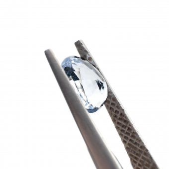 Loose Light Violet-Blue Sapphire 0.77ct Oval Shape Gemstone