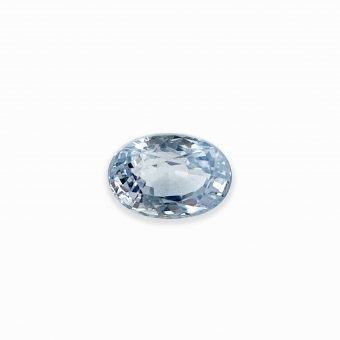 Loose Light Violet-Blue Sapphire 0.77ct Oval Shape Gemstone