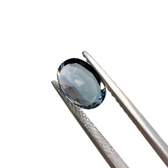 Gray Steel Blue Spinel Oval Shape 2.31 Carats Gemstone - Total Price $508.20