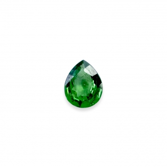 Loose Tsavorite Eye Clean 0.39ct Pear Shape Gemstone